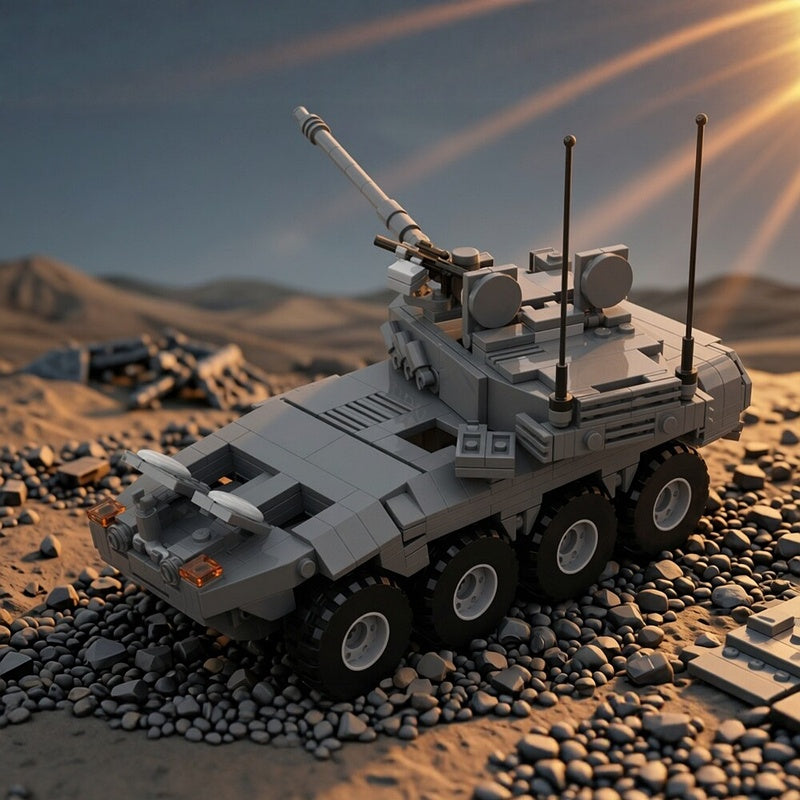 B1 Centauro 8x8 Wheeled Tank Destroyer MOC Building Kit - 1