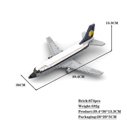 B737 Twin-Jet Narrow-Body Airliner Building Kit | LEGO-Compatible MOC - 5