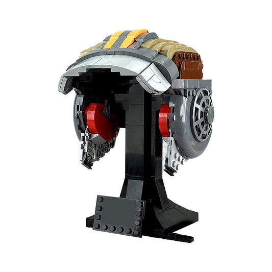bad batch helmet omega building set | star wars | moc-176841 - 5