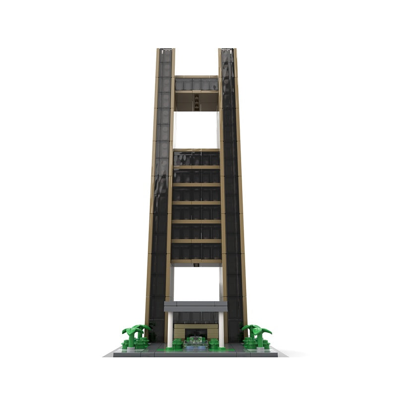 Bahrain Bay Hotel Tower 1:800 MOC Architecture Building Kit - 3