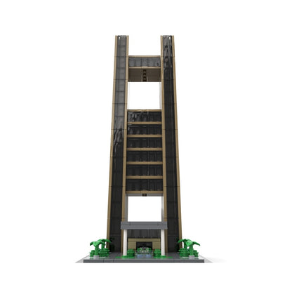 Bahrain Bay Hotel Tower 1:800 MOC Architecture Building Kit - 3