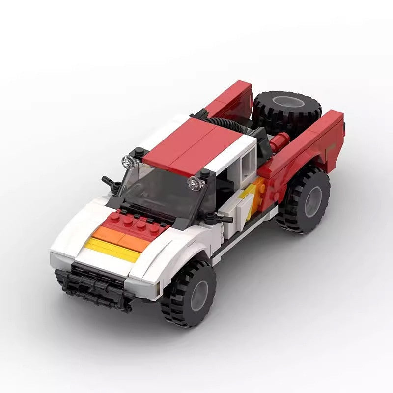 Baja Trophy Truck MOC Building Kit | Off-Road Vehicle Model - 3