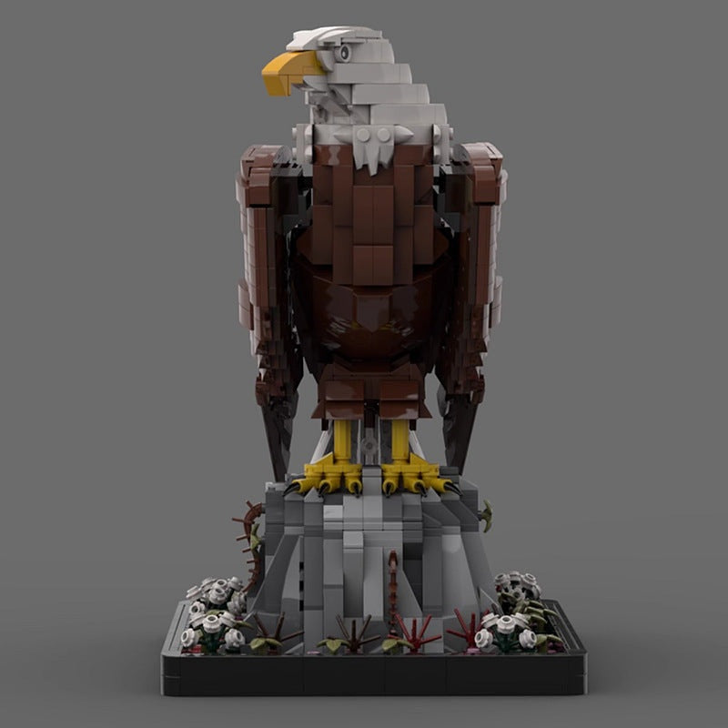 Bald Eagle MOC Building Kit | Majestic Bird of Prey Display Model - 6