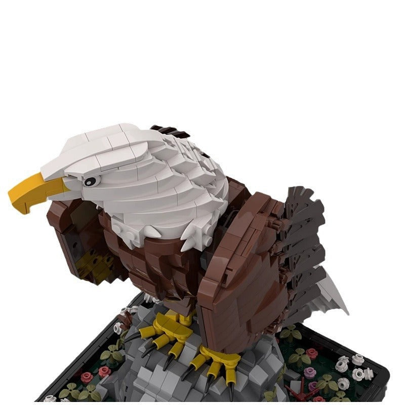 Bald Eagle MOC Building Kit | Majestic Bird of Prey Display Model - 8