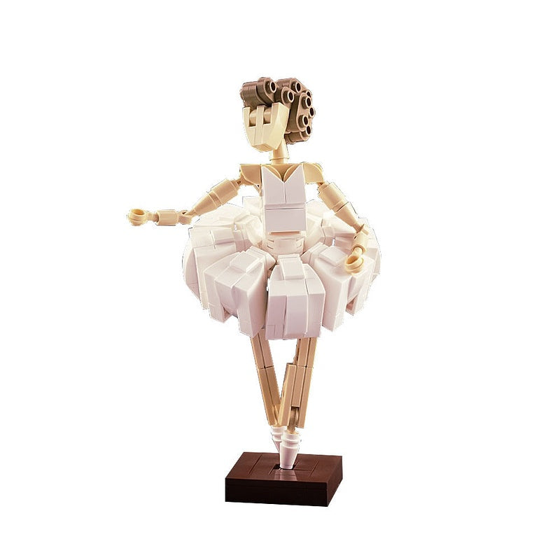 Ballerina Character MOC Building Kit | Elegant Figure Display Model - 1