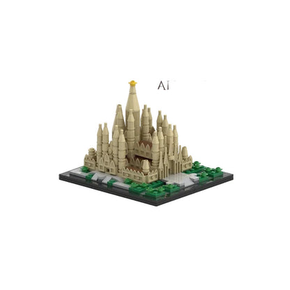 Barcelona Sagrada Familia MOC Building Kit | LEGO-Compatible MOC - 8