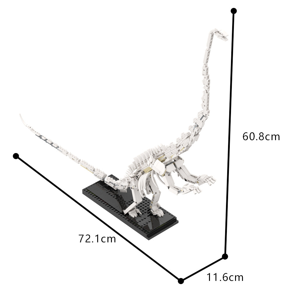 Barosaurus Skeleton Building Kit | LEGO-Compatible MOC - 4