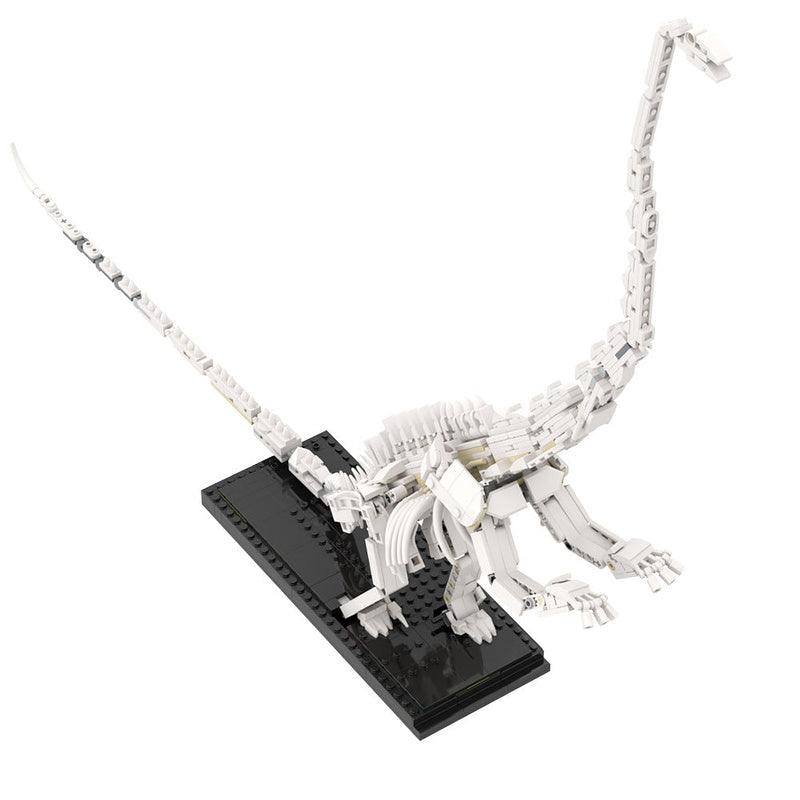 Barosaurus Skeleton Fossil MOC Building Kit | Prehistoric Display Model - 1