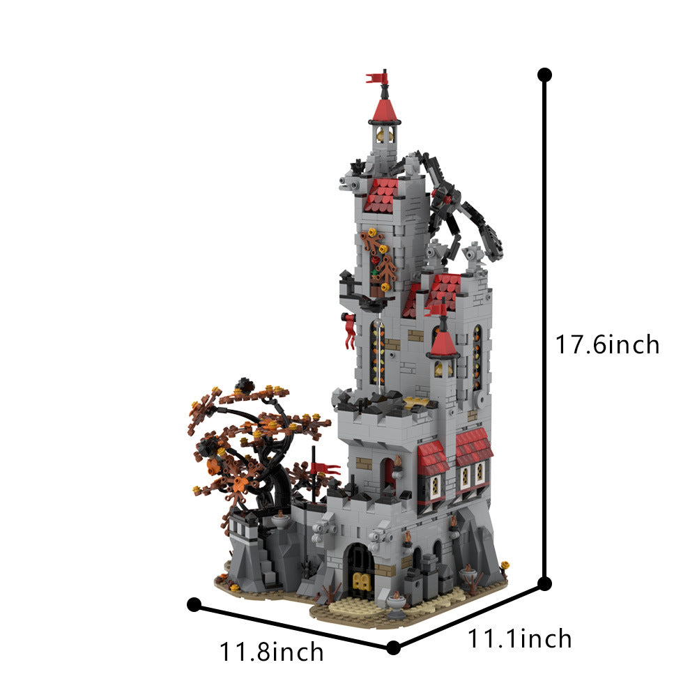 Basil's Manor Building Kit | Fright Knights | Compatible MOC - 4