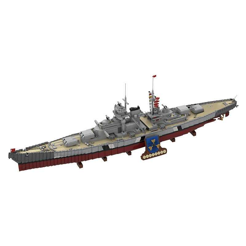 Battleship Bismarck MOC Building Kit | Historic Naval Warship Model - 1