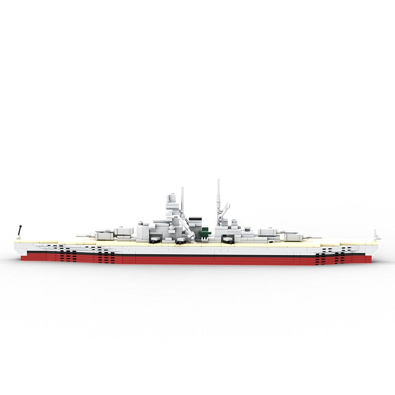 Battleship Bismarck MOC Building Kit | Historic Naval Warship Model - 6