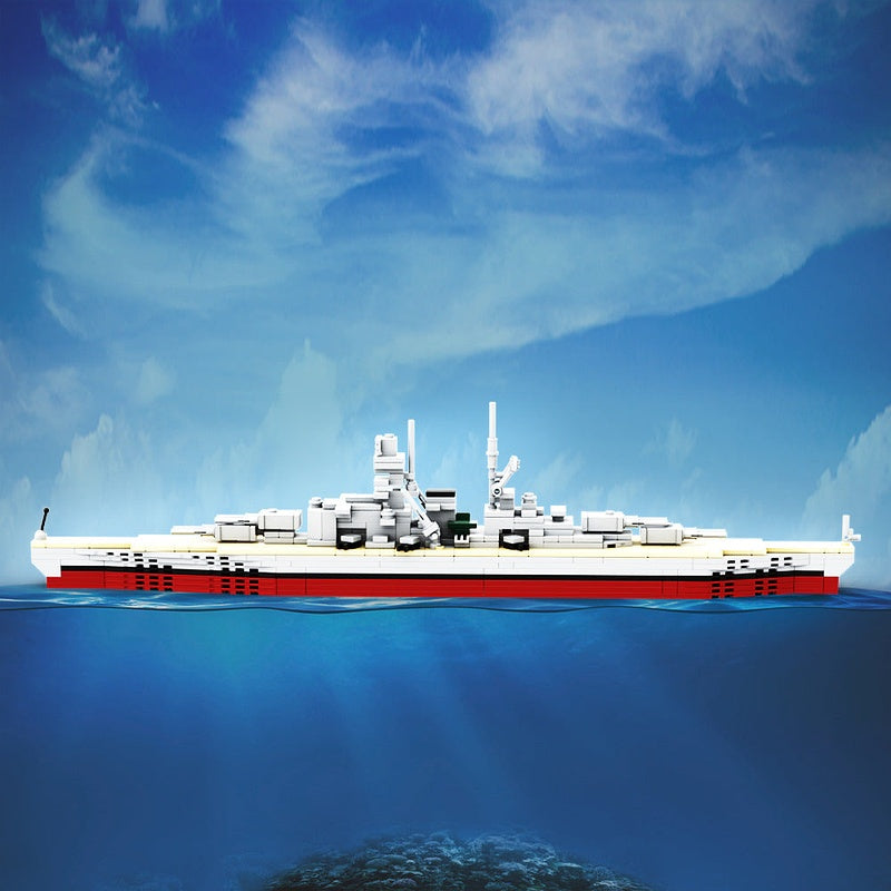 Battleship Bismarck MOC Building Kit | Historic Naval Warship Model - 7