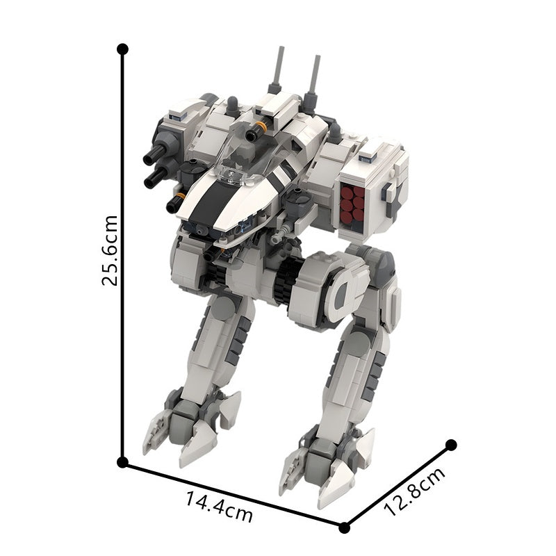 Battletech Osiris Mech Building Kit | LEGO-Compatible MOC - 4
