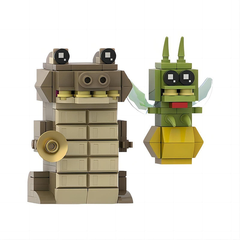 Bayou Princess and Frog Prince BrickHeadz Building Kit | LEGO-Compatible MOC - 4