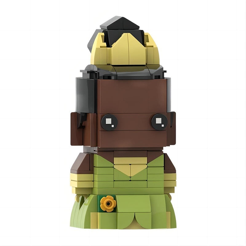 Bayou Princess and Frog Prince BrickHeadz Building Kit | LEGO-Compatible MOC - 8