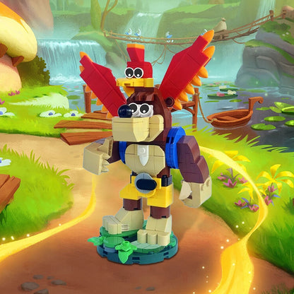 Bear & Red Bird Adventure Duo MOC Building Kit - 2