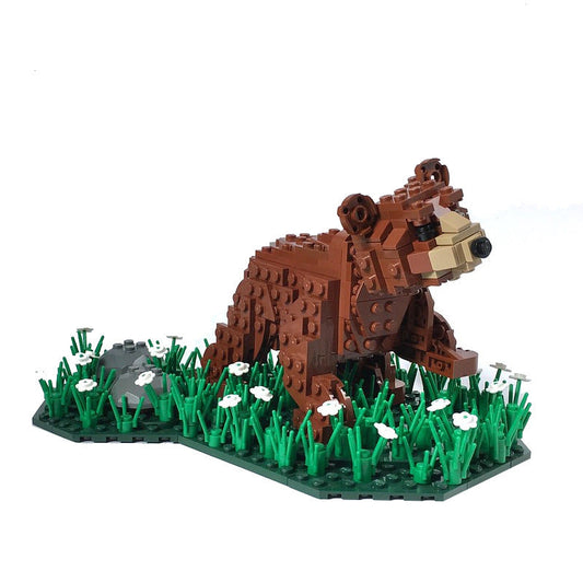 Bear Cub Building Kit | LEGO-Compatible MOC - 1