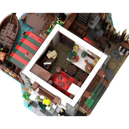 Bear Lord's Castle MOC Building Kit | Fantasy Medieval Fortress - 4