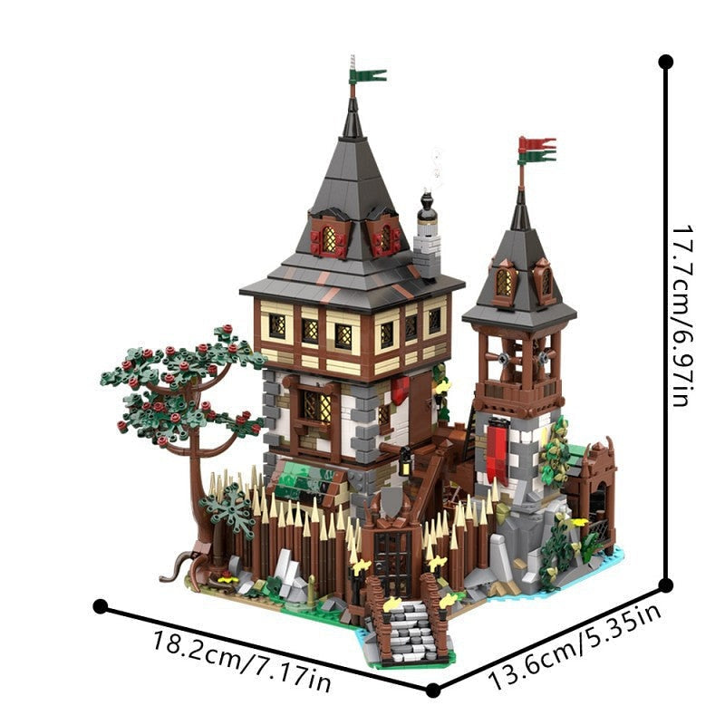 Bear Lord's Castle MOC Building Kit | Fantasy Medieval Fortress - 5