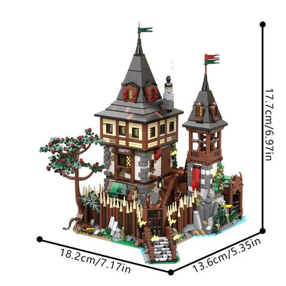 Bear Lord's Castle MOC Building Kit | Fantasy Medieval Fortress - 5