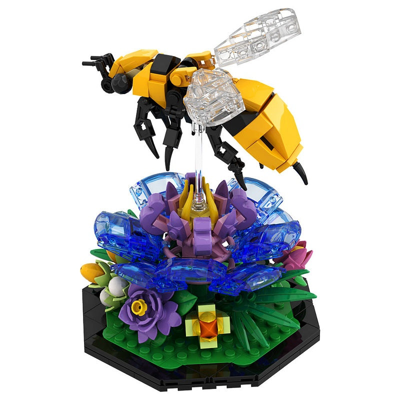 Bee MOC Building Kit | Realistic Insect Animal Figure Model - 2