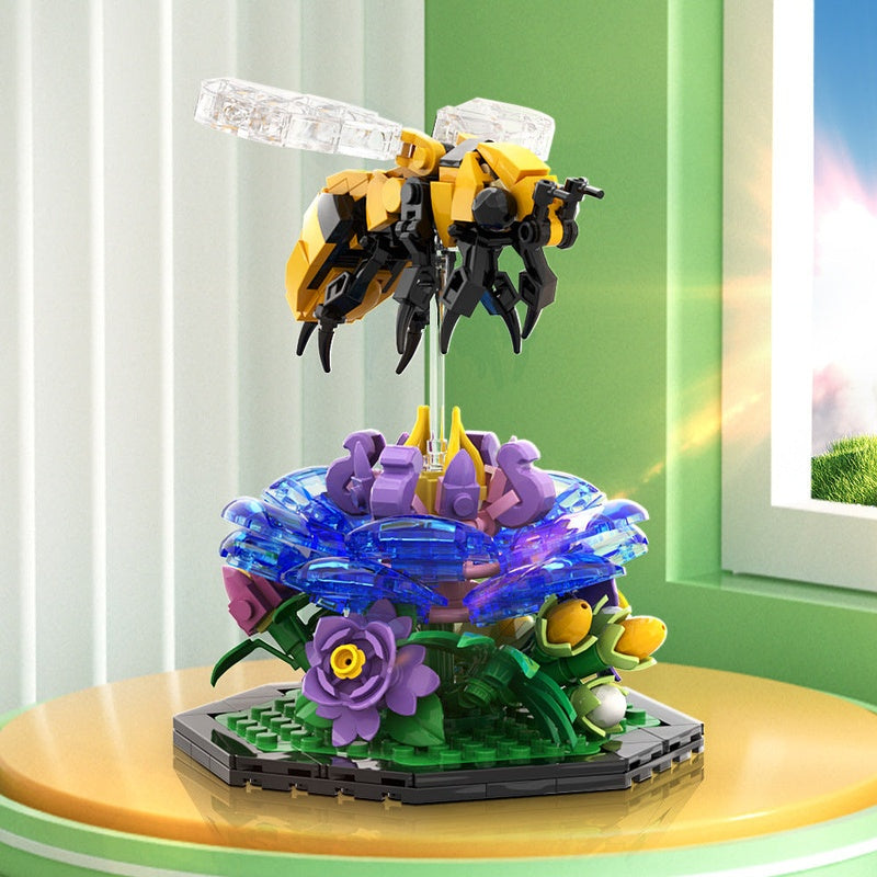 Bee MOC Building Kit | Realistic Insect Animal Figure Model - 3
