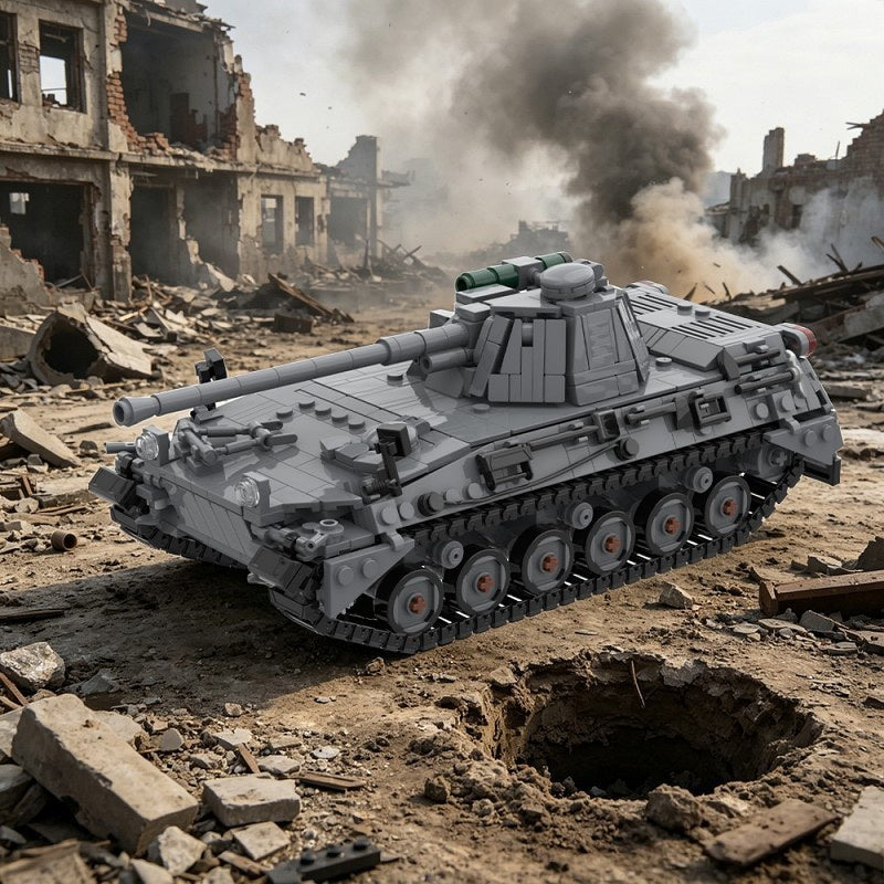 Begleitpanzer 57 Armored Vehicle MOC Building Kit | Cold War Military Model - 2