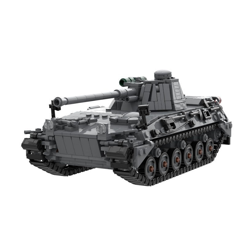 Begleitpanzer 57 Armored Vehicle MOC Building Kit | Cold War Military Model - 8