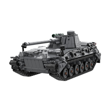 Begleitpanzer 57 Armored Vehicle MOC Building Kit | Cold War Military Model - 8