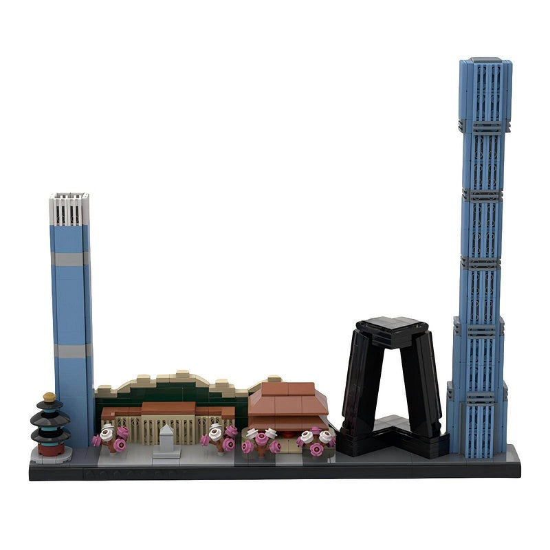 Beijing Skyline Building Kit | LEGO-Compatible MOC - 2