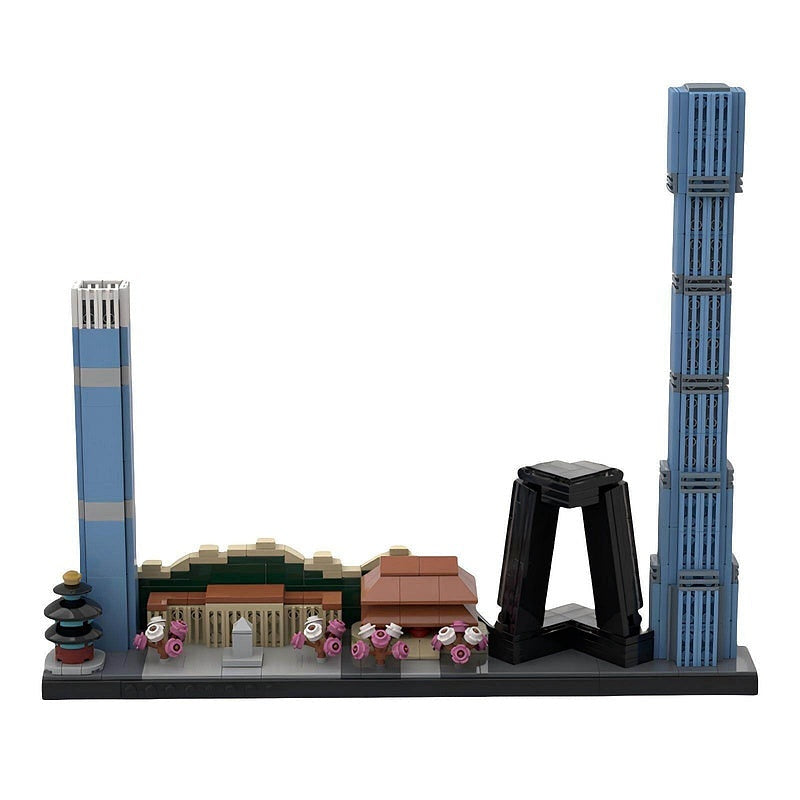 Beijing Skyline MOC Building Kit | Historic & Modern City Architecture - 1