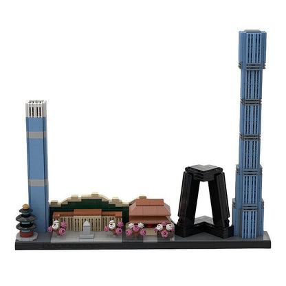 Beijing Skyline MOC Building Kit | Historic & Modern City Architecture - 1