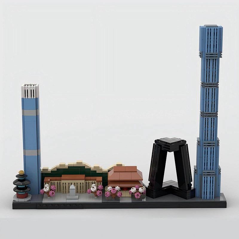 Beijing Skyline MOC Building Kit | Historic & Modern City Architecture - 2