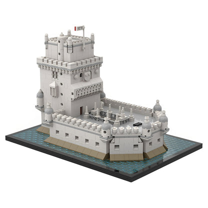 Belém Tower Lisbon Historic Fortress MOC Building Kit - 3