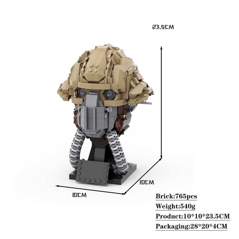 benthic helmet building set | star wars | moc-123912 - 3