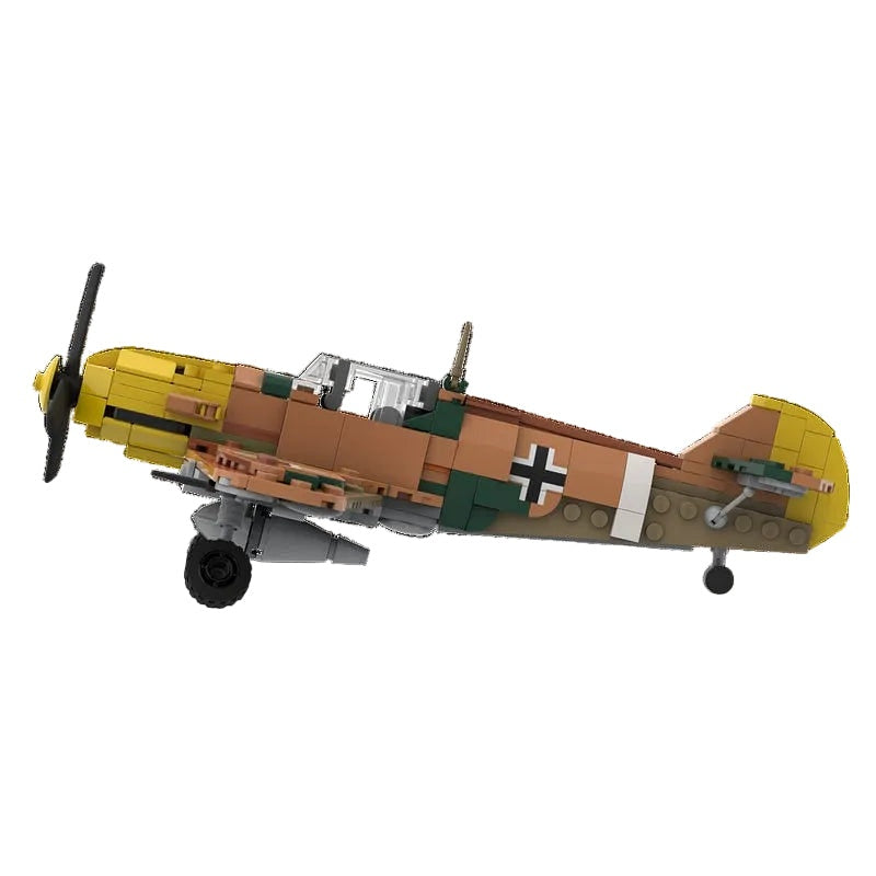 Bf 109 E-7 Trop Fighter MOC Building Kit | WWII Aircraft Model - 3