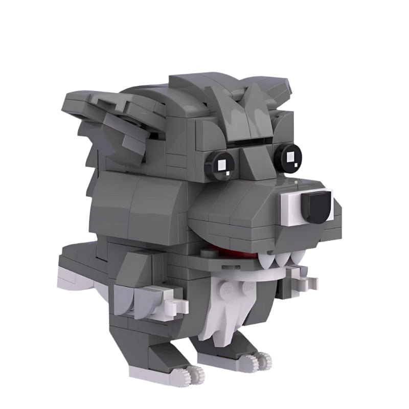 Big Bad Wolf Cube Character MOC Building Kit - 1