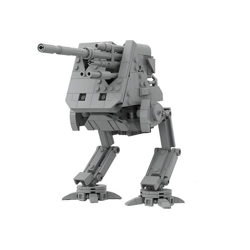 Bipedal Defense Turret Walker Mech MOC Building Kit | Robot Model - 2