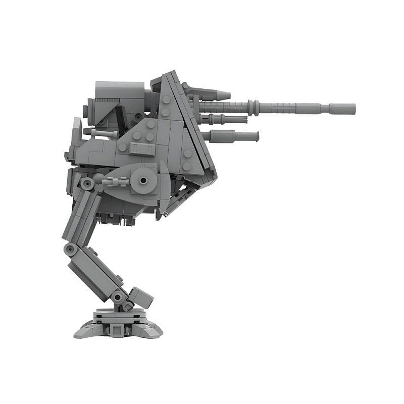 Bipedal Defense Turret Walker Mech MOC Building Kit | Robot Model - 4