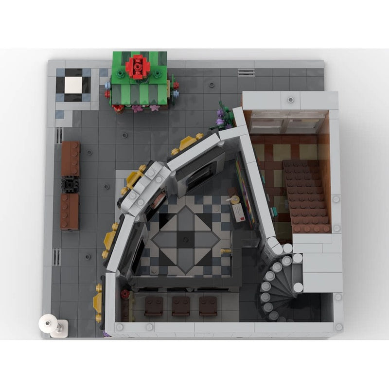 Birch Corner Bank MOC Modular City Architecture Building Kit - 4
