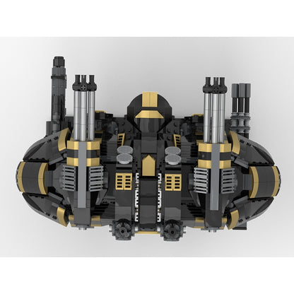 Black & Gold Grimdark Assault Mecha MOC Building Kit - 3