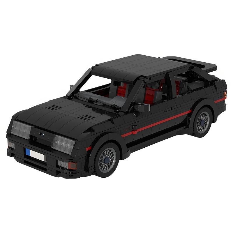 Black Classic Touring Hatchback MOC Building Kit - 1