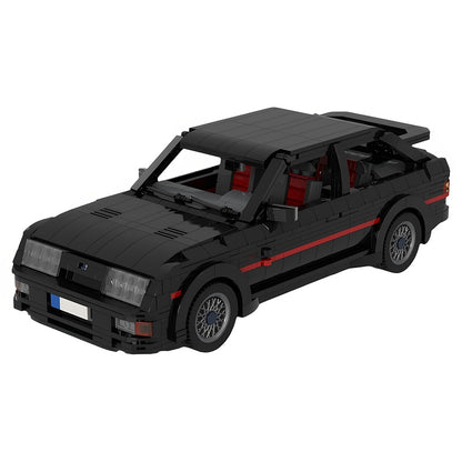 Black Classic Touring Hatchback MOC Building Kit - 1