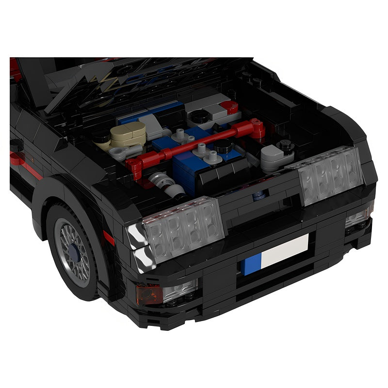 Black Classic Touring Hatchback MOC Building Kit - 2