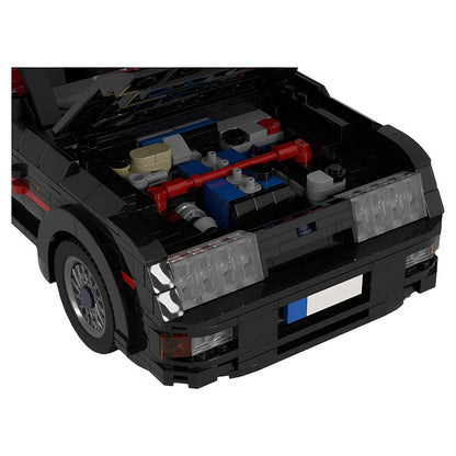 Black Classic Touring Hatchback MOC Building Kit - 2