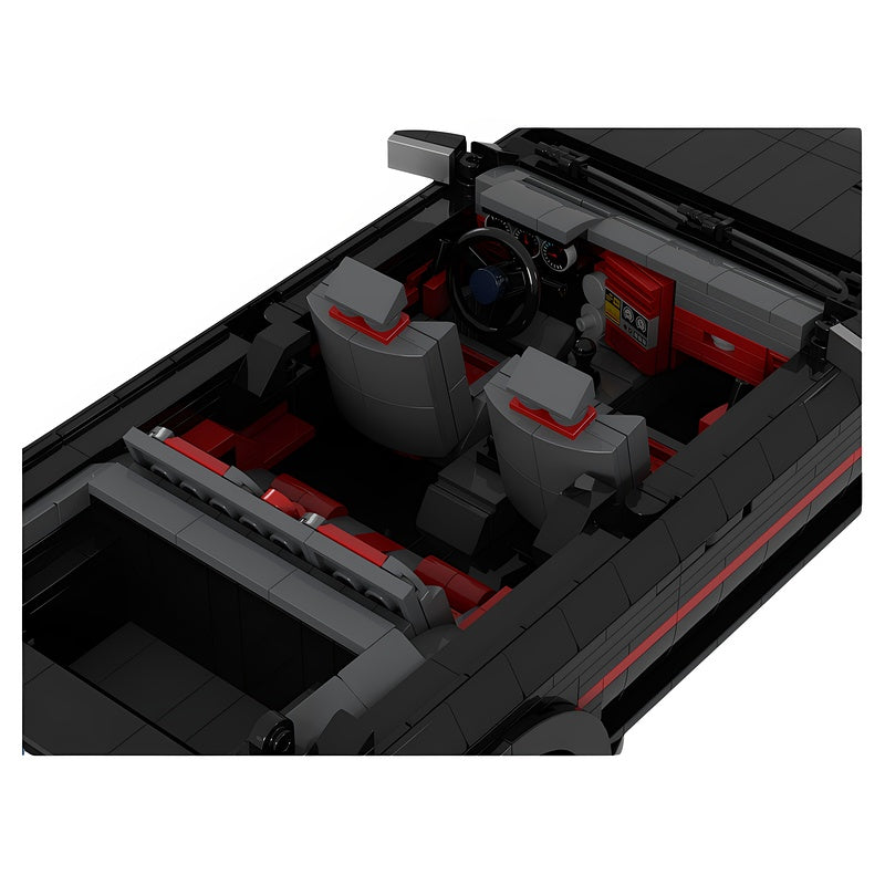 Black Classic Touring Hatchback MOC Building Kit - 3