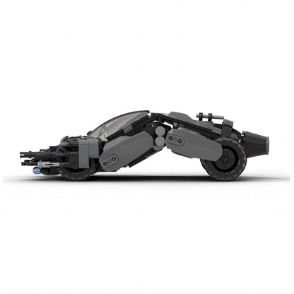 Black Futuristic Tactical Pursuit Car MOC Building Kit - 2