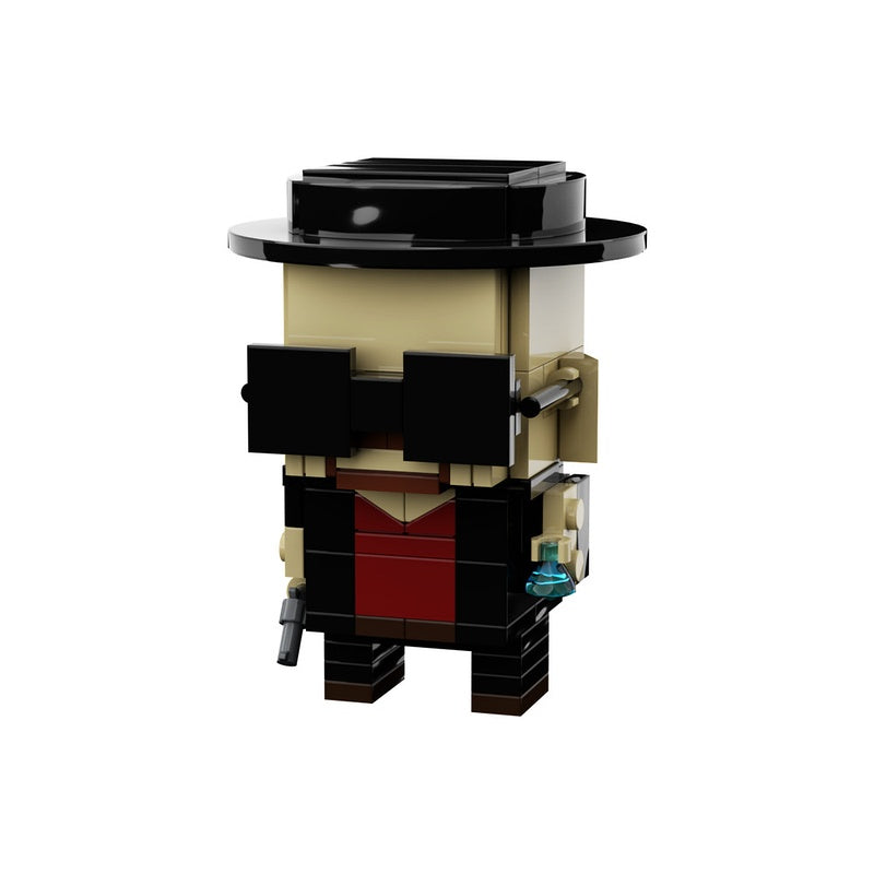 Black Hat Chemist Cube Character MOC Building Kit - 1