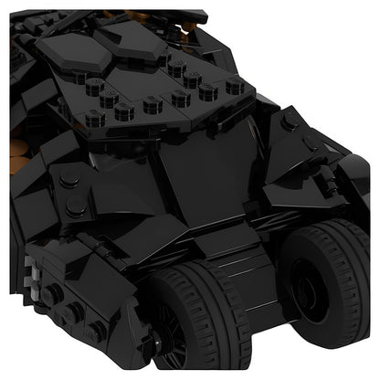 Black Six-Wheel Armored Pursuit Car MOC Building Kit - 4