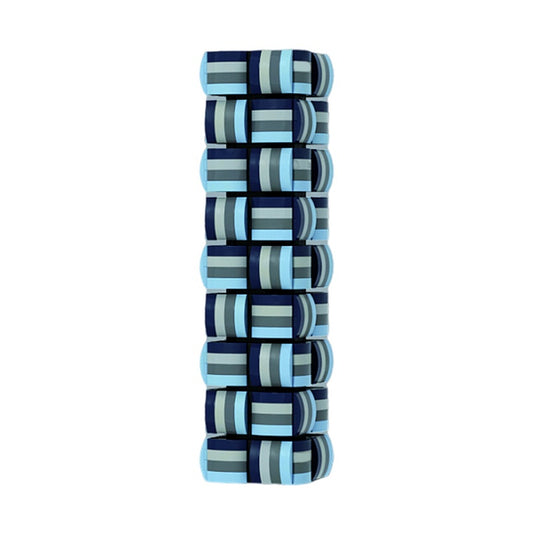 Blue Striped Geometric Vase MOC Building Kit - 1